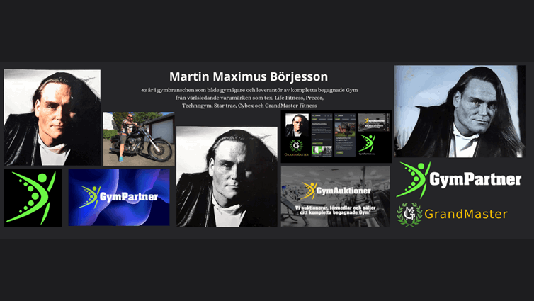 MaXimus The GymPartner Hey, I’m a Small Business Owner, Personal Trainer, and Designer in Gothenburg, Sweden. I am a fan of gym, business, and design. More content coming soon! :) In the meantime you can find me here or on about.me