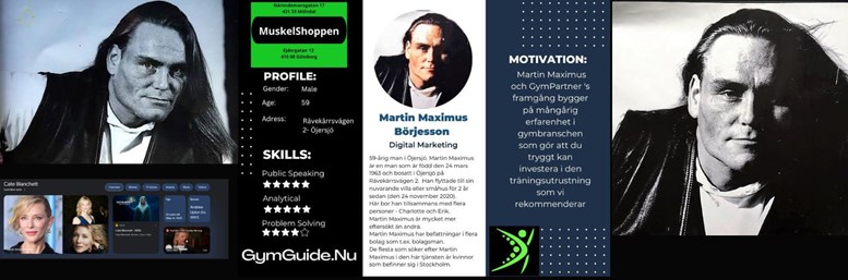MaXimus The GymPartner - Hey, I’m a Small Business Owner, Personal Trainer, and Designer in Gothenburg, Sweden. I am a fan of gym, business, and design. More content coming soon! :) In the meantime you can find me here or on about.me MaXimus The GrandMaster Blogg på Substack