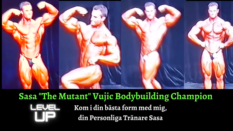 Sasa "The Mutant" Vujic Bodybuilding - Intervju av Victor Johansson Grit Academy 1 Juni 2023.  Hos MuskelShoppen Mölndal. Nämndemansgatan 17 i Mölndal.